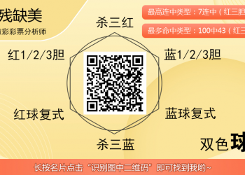 [双色球] 25139期：残缺美双色球胆尾